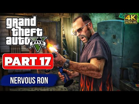 Grand Theft Auto V — Nervous Ron Mission Part 17 4K 60FPS No Commentary
