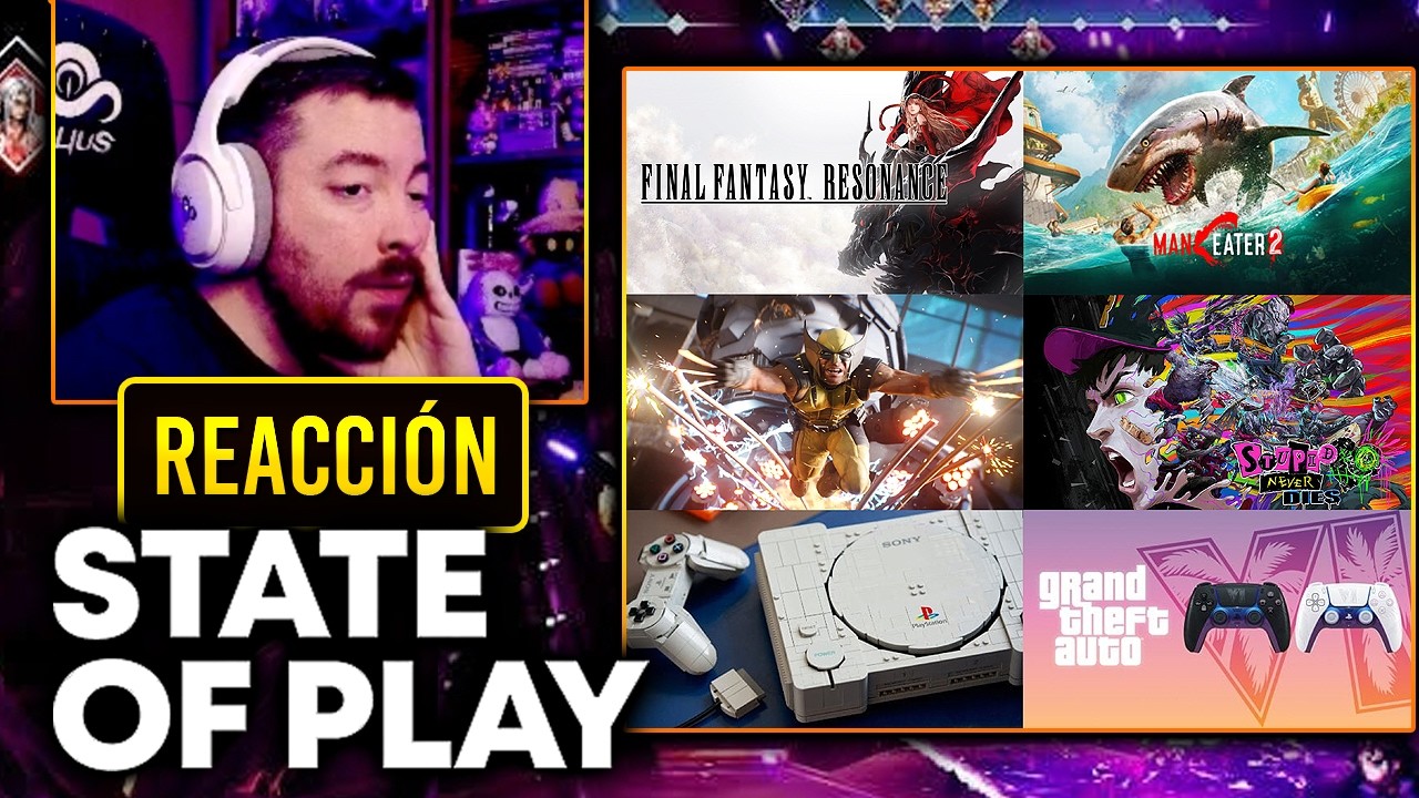 El STATE OF PLAY fue DURÍSIMO peeero... Mi REACCIÓN a lo más SALVABLE del evento y sus juegos