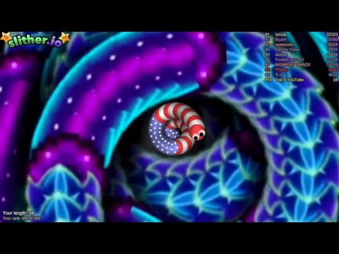 Slither.io A.I. New Epic Skin Slitherio Best Gameplay - Sonic Skin - Slither.io Vip - World Record