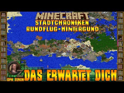 Minecraft Stadtchroniken - Das erwartet Dich - Rundflug + Hintergrund