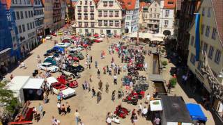 preview picture of video 'III. Burrenwald-Rennen - Marktplatz Biberach - impressionen'