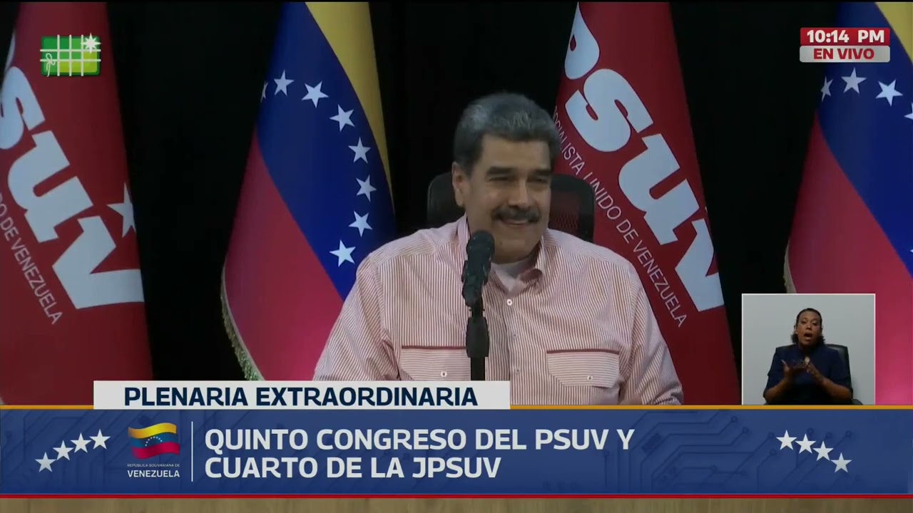 Maduro en el Quinto Congreso del PSUV, 4 de noviembre de 2025 (FRAGMENTO)