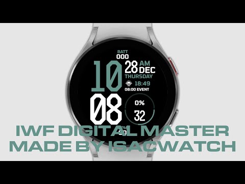 IWF Digital Master watch face