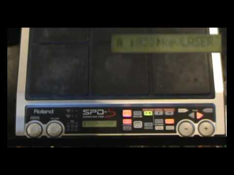 Roland SPD-S: Assigning Samples to Pads (Patch Mode)