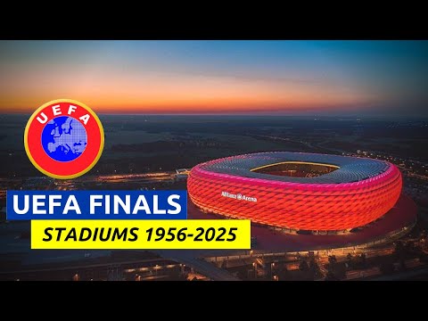 UEFA Champions League Finals Stadiums 1956-2025