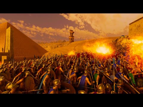 12000 Spartan  VS 21000 Cleopatra.  Ultimate Epic Battle Simulator 2