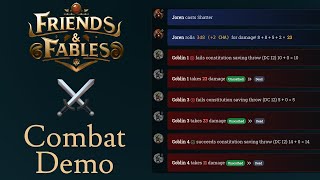 AI Game Master Combat Demo - Friends & Fables