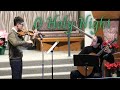 O Holy Night Violin & Guitar Christmas Carol +Sheet Music