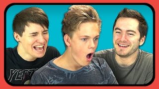 YouTubers React to Try to Watch This Without Laughing or Grinning #2