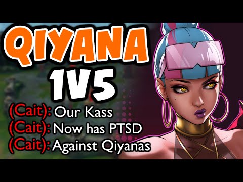 This is how I beat lane so hard that I can 1v5 in Plat | Challenger Qiyana Visits Plat | 10.9