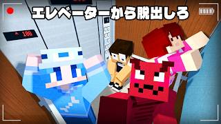 なにかがおかしいエレベーターに閉じ込められた【マインクラフト】