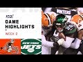 Browns vs. Jets Week 2 Highlights | NFL 2019