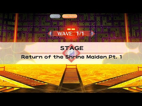 Touhou Lost Word | Return of the Shrine Maiden - Fullauto farm without Yuyuko (Lunatic)