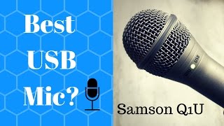 Video thumbnail for Samson Q1U  Review - Best Microphone For Youtube Under $50 ? by Siddhant Jain