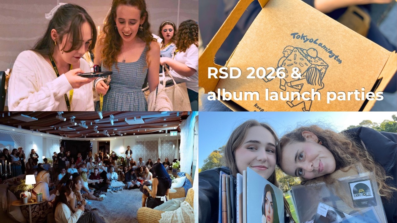 record store day 2026 & album release parties | a mini weekend vlog