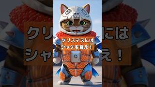【Sora2】クリスマスにはシャケを勧める猫2025