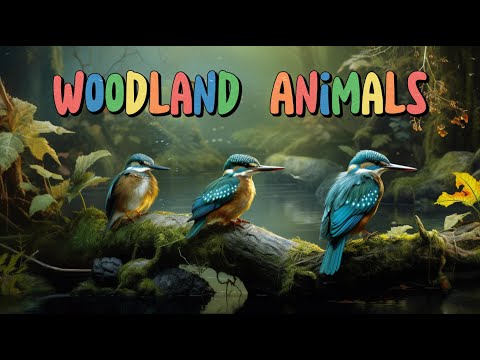 Woodland Animals for Kids | Children's Vocabulary | English Flashcards