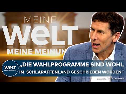 Video Thumbnail: HOLGER ZSCHÄPITZ: "Die Wahlprogramme sind wohl im Schlaraffenland geschrieben worden"| Meine Meinung