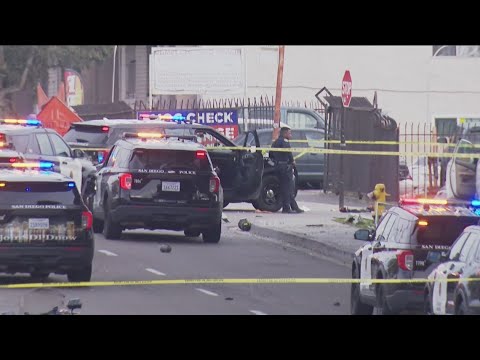 Driver shot by San Diego Police at end of the pursuit in Spring Valley | 10 p.m. update