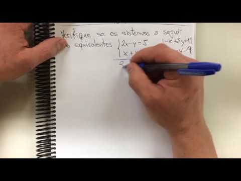 MFUNA | SL2 - Verificando se os sistemas lineares são equivalentes