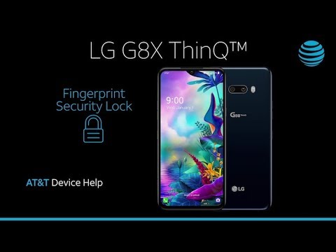 How to Use Fingerprint Security Lock On Your LG G8X ThinQ™ | AT&T Wireless