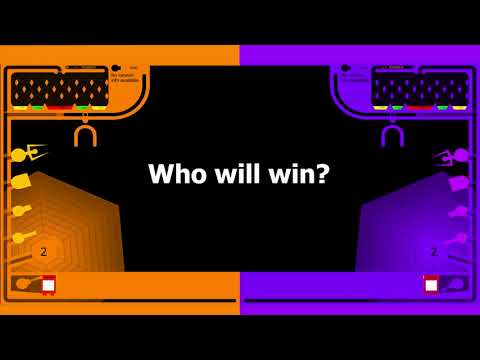 Core Destruction #2 - Marble battle in Algodoo