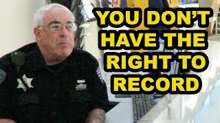 YOU DON'T HAVE THE RIGHT TO RECORD - First Amendment Audit - Arapahoe County - with Amagansett Press