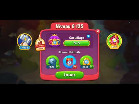 Fishdom level 8121 to 8130 / niveau 8121 au 8130