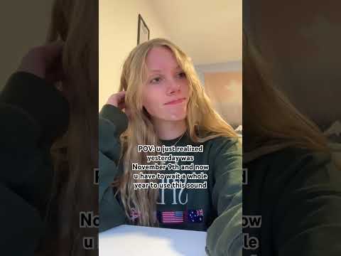 It's November 10th 😭😭