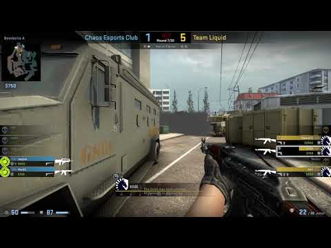CS:GO POV Demo Liquid EliGE (31/16) vs Chaos (de_overpass)