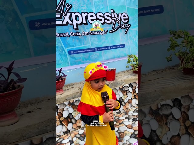 Video My Expressive Day ajang latih keberanian di RA Mutiara Islam Kendari