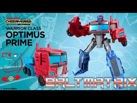 Transformers: Cyberverse Warrior OPTIMUS PRIME Video Review