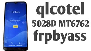 Alcotel (model 5028D MT6762) frp bypass new method 2023 Google Account unlock without pc…
