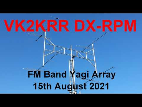 Matchmaster FM Band Antenna Array, The Rock Hill West Radio Observatory