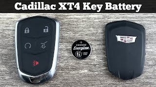 2020 - 2023 CADILLAC XT4 Remote Key Fob Battery Replacement - How To DIY Change Replace Batteries