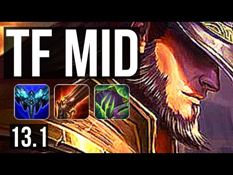 TWISTED FATE vs RYZE (MID) | Rank 3 TF, 7/2/10, Godlike | KR Master | 13.1