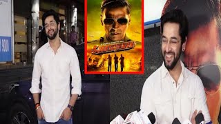 SHASHANK VYAS ATTEND MRUNAL JAIN FILM SOORYAVANSHI SPECIAL SCREENING AND NOT GOOD COMMENT THIS FILM| video