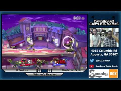 CCG Sm4sh Singles - Winner's Bracket - B.Positive vs. MushroomSoda