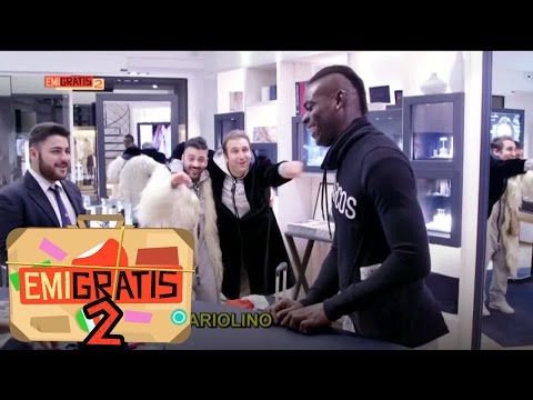 Emigratis 2 - Pio e Amedeo fanno shopping con Mario Balotelli
