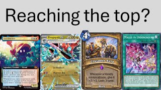 How Hard is Getting the Top Rank in Every Card Game