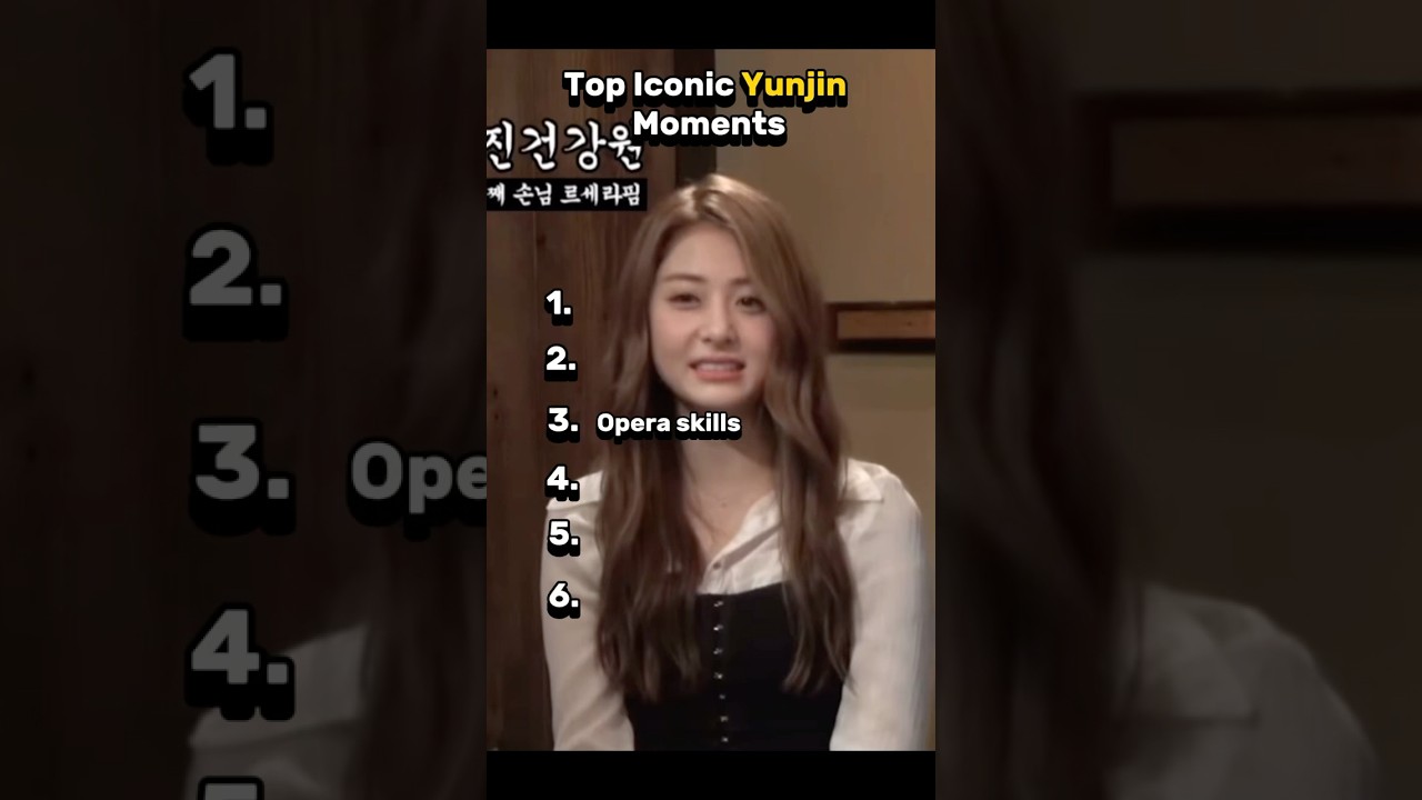 TOP ICONIC YUNJIN MOMENTS