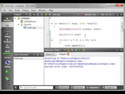 C++Qt 37 - QListIterator and navigating the QList