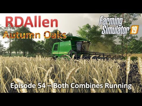 Both Combines Running! | E54 Autumn Oaks | Farming Simulator 19
