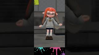 【スプラアニメ】制服イカガールの決めポーズ！【スプラトゥーン】＃shorts