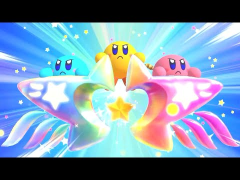 Kirby Fighters 2: Using A Buddy Star Blaster By Using 3 Members.
