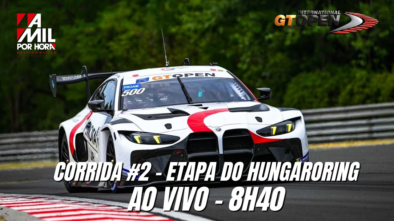 🟣INTERNATIONAL GT OPEN 2026 | ETAPA DO HUNGARORING - 2ª CORRIDA | AO VIVO E COM IMAGENS