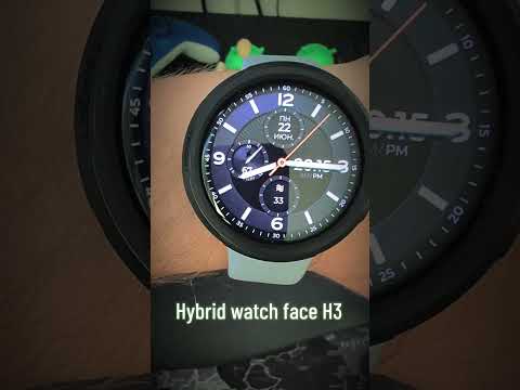 Hybrid watch face H3 video thumbnail