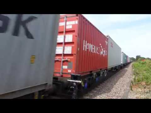 Frieght trains Felixstowe line