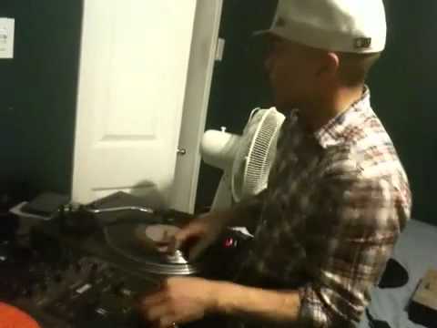 DJ Qbert chilling in my room 1