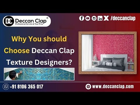Why You should Choose Deccan Clap Texture Designers?
